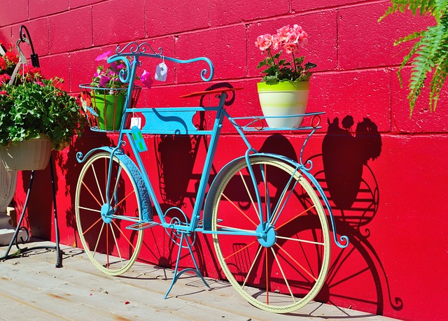 Créer son vélo décoratif de jardin : mode d'emploi - Mon Coach JardinMon  Coach Jardin