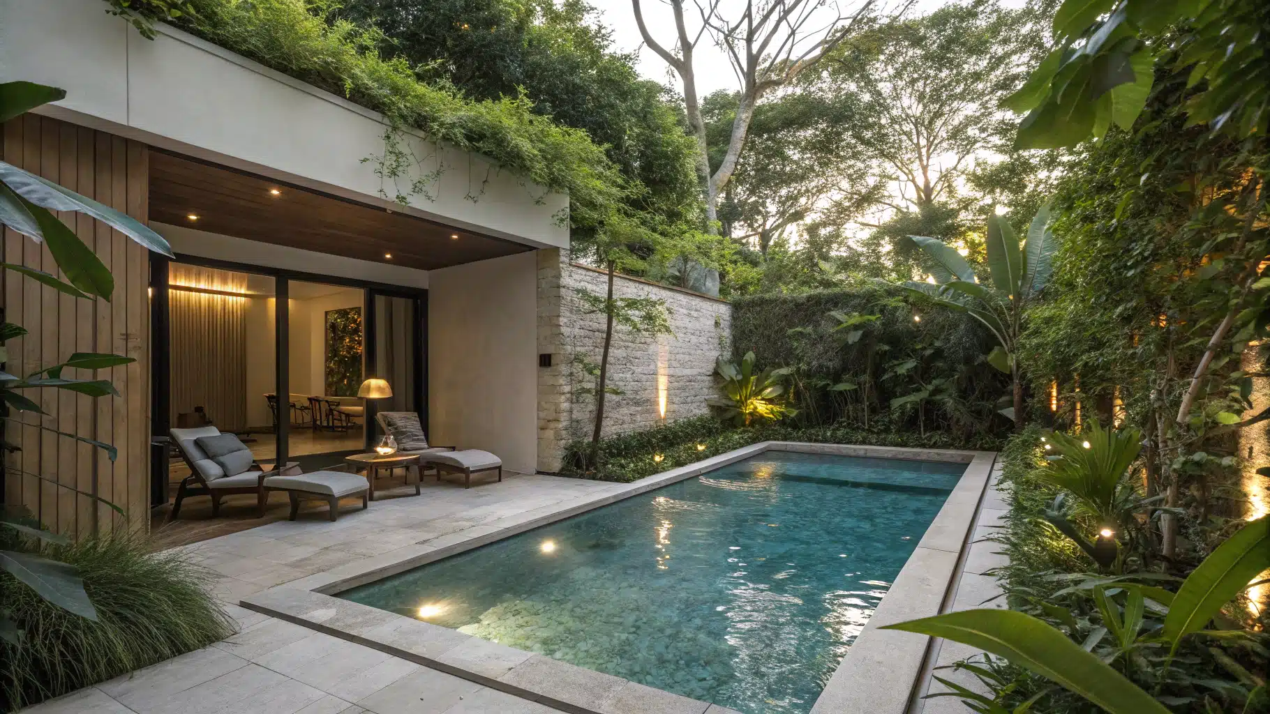 Piscine petite surface