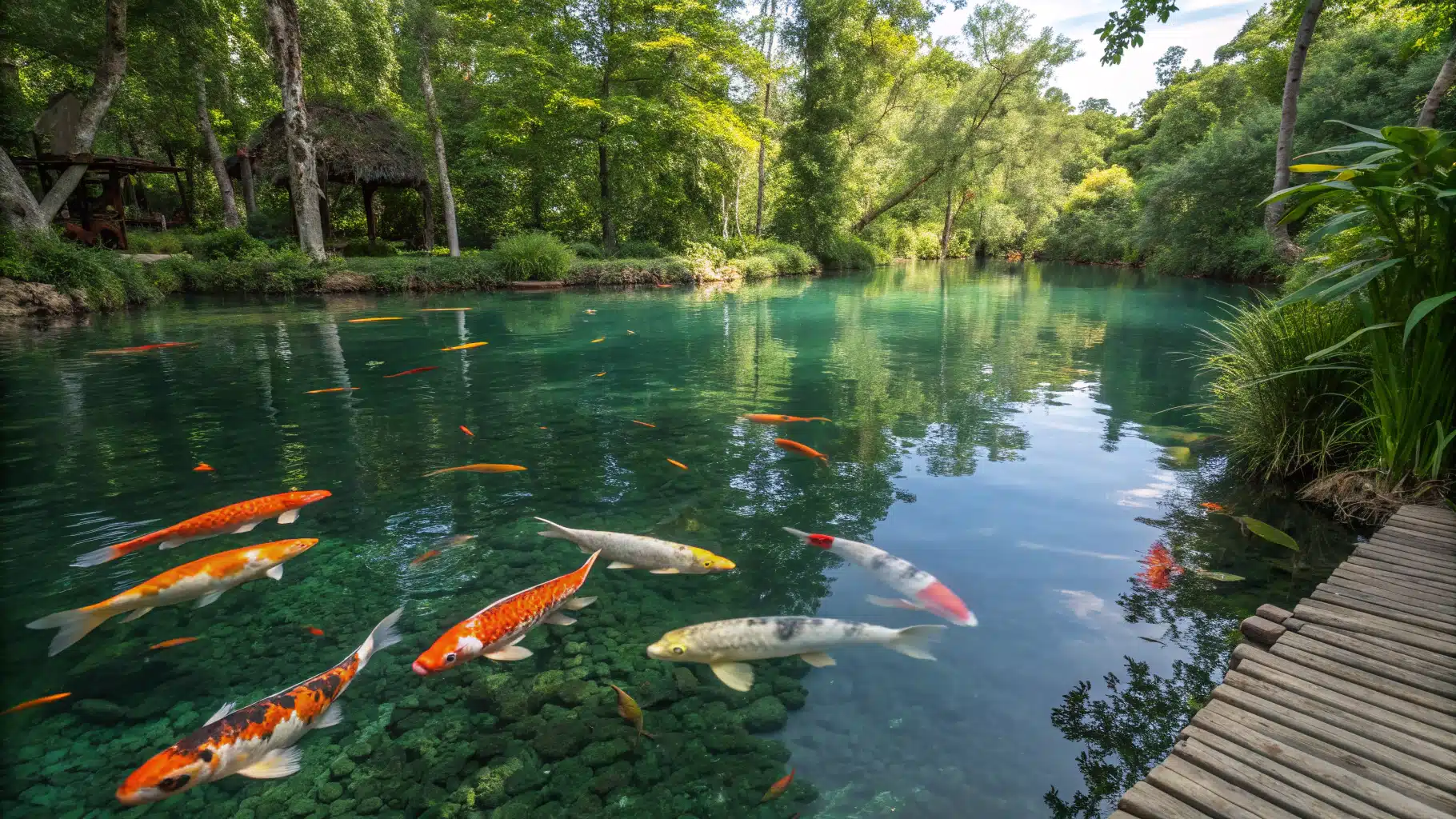 Poissons exotiques bassin